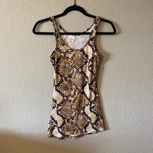 SNAKESKIN TANK TOP